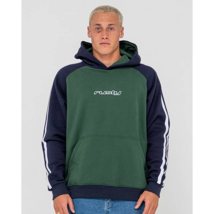ラスティ Rusty 【 Mens Denny Raglan Pullover Hoodie Mens Green Gables 】 メンズ Raglan ラグラン フーディー パーカー メンズ green 緑・グリーン