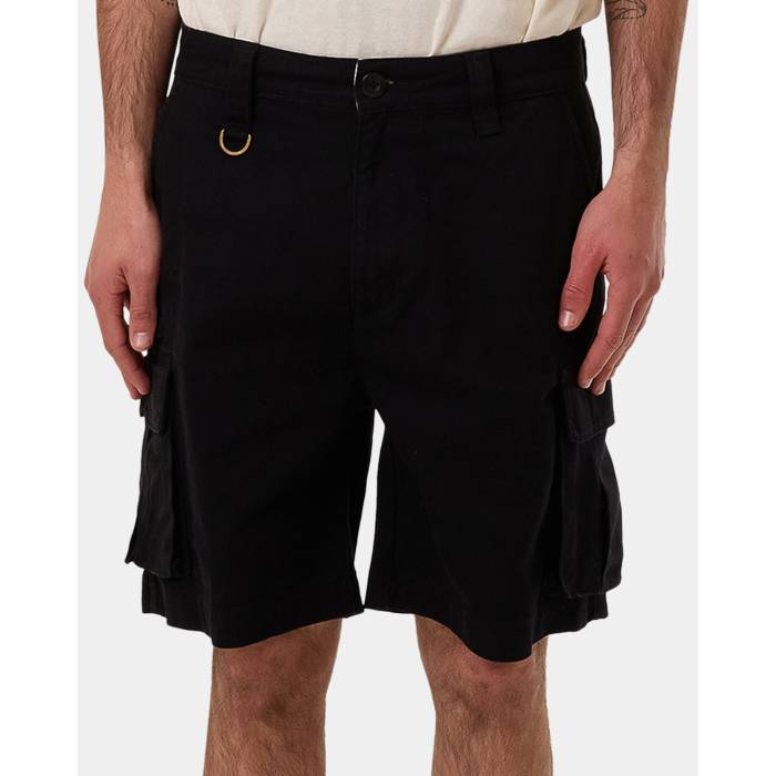 Thrills 【 Mens Slacker Union Cargo Shorts Mens Black 】 メンズ Union ユニオン カーゴ ショーツ メンズ 黒色 ブラック