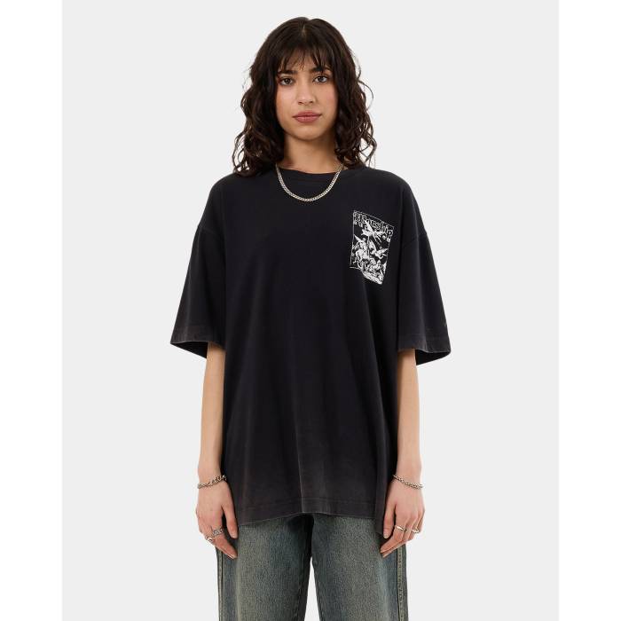 Worship 【 Womens At Peace Oversized T-Shirt Womens Black 】 レディース プルオーバー レディース 黒いこと 黒いこと