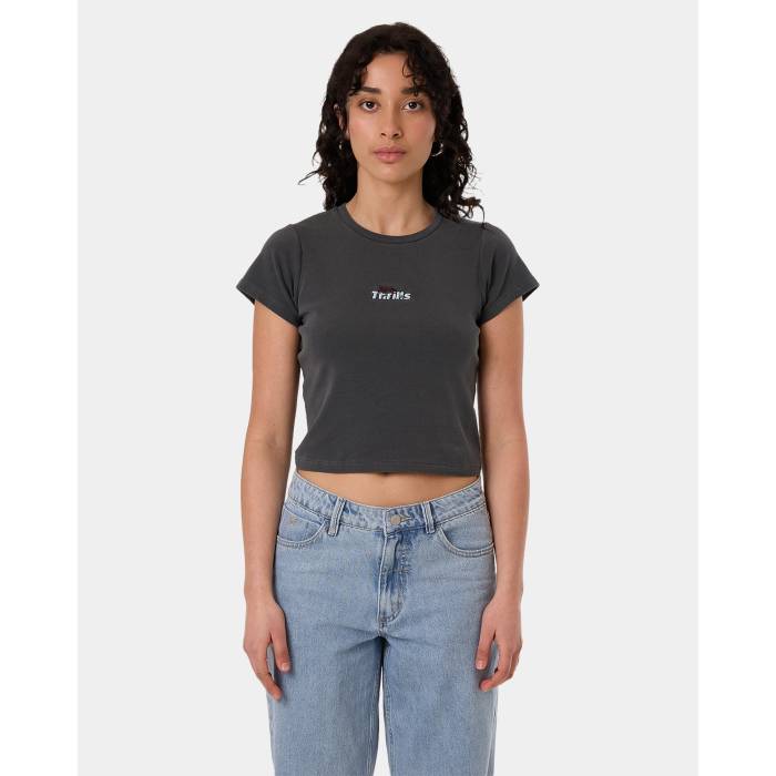 Thrills 【 Womens Solace Of Nature T-Shirt Womens Deep Char Blue 】 レディース Tシャツ レディース ディープ 青色 ブルー