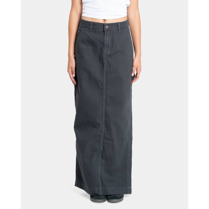 【★百貨店SALE★6/11十二時2時迄】Thrills 【 Womens Carpenter Maxi Skirt Womens Dark Charcoal 】 レディース レディース 濃灰色