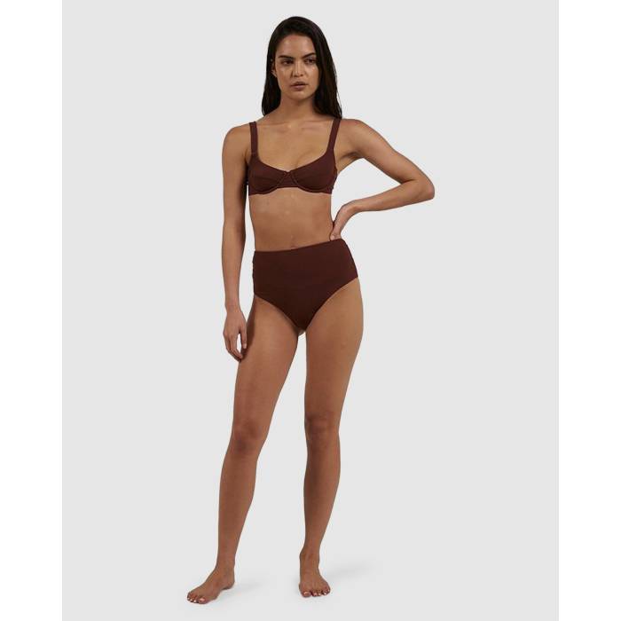 Thrills 【 Womens Paradise Code Hiigh Waist Bikini Bottom Womens Chimney Red 】 レディース パラダイス ズボン ボトムス レディース Red 赤・レッド