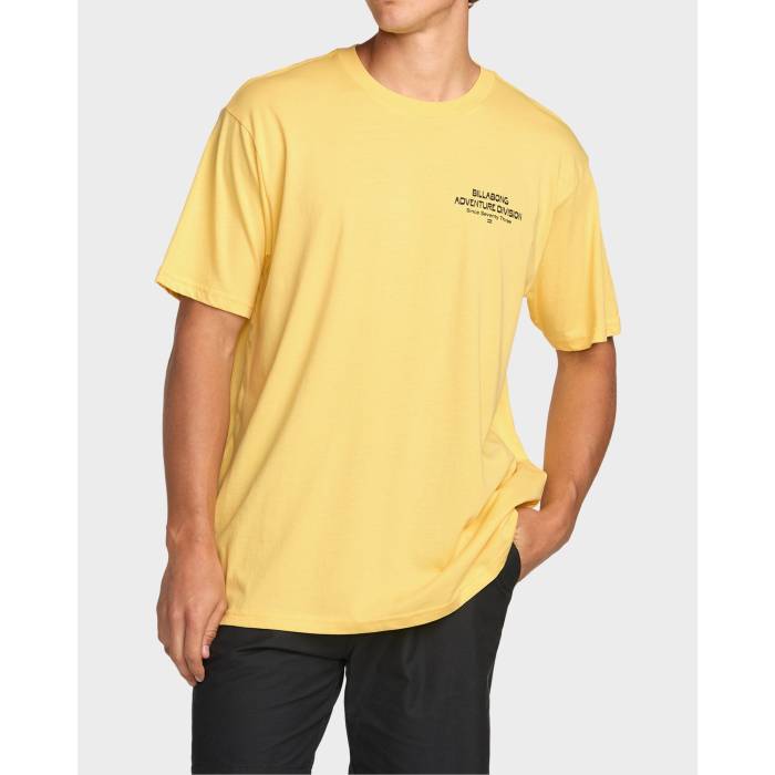 ビラボン Billabong 【 Mens Setup A/Div T-Shirt Mens Lemon 】 メンズ Tシャツ メンズ