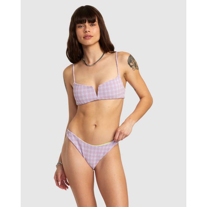 【★百貨店SALE★6/11十二時2時迄】ルーカ Rvca 【 Womens Prepped Medium French Bikini Bottom Womens Iris 】 レディース ズボン ボトムス レディース