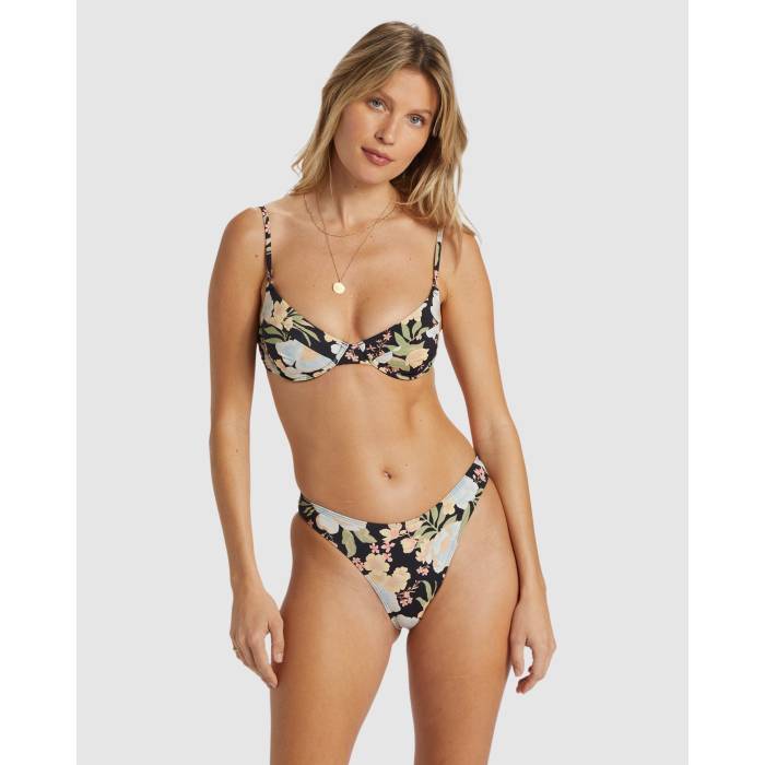 【★百貨店SALE★6/11真夜中2時迄】散らし広告ボン Billabong 【 Womens Lost Cove Skimpy Hike Bikini Bottom Womens Black Pebble 】 レディース ズボン ボトムス レディース 黒いこと 黒いこと