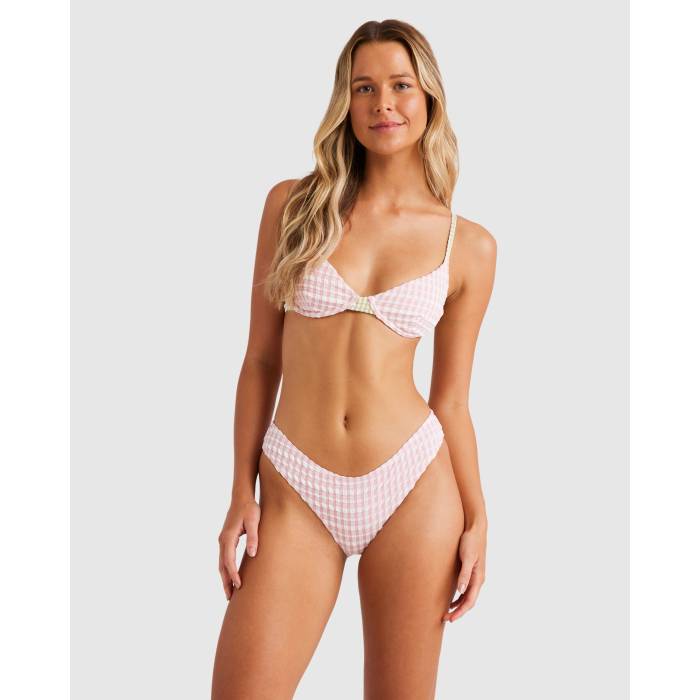 ビラボン Billabong 【 Womens Wave Check Bondi Bikini Bottom Womens Rosie 】 レディース Wave ウェーブ・ウェイブ ズボン ボトムス レディース