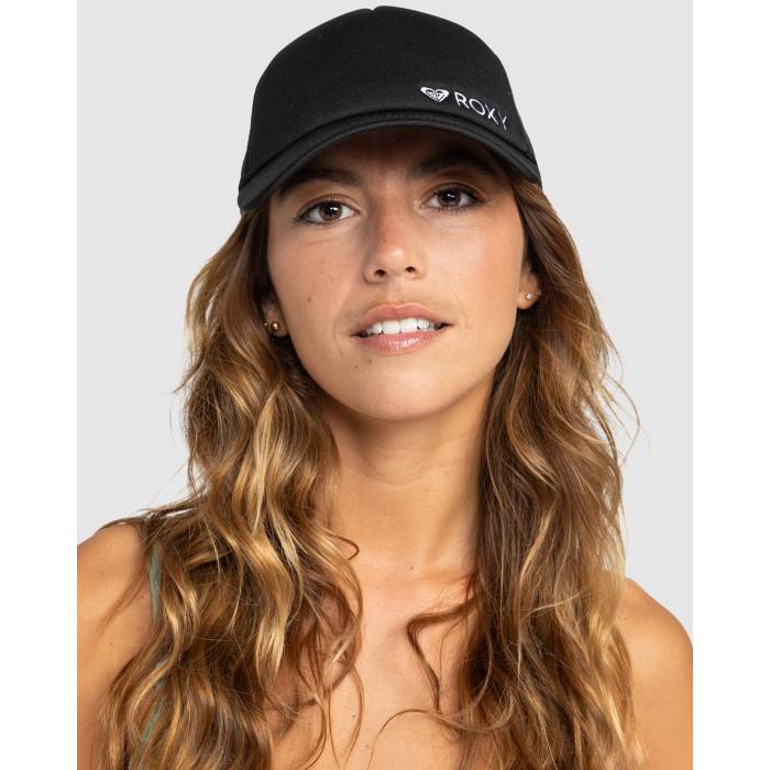 【★百貨店SALE★6/11夜夜中2時迄】ロキシー Roxy 【 Womens Finishline 3 Cap Womens Anthracite 】 レディース 旗がしら かぶり笠 レディース