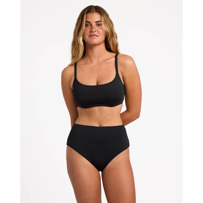 【★百貨店SALE★6/11真夜中2時迄】散らし広告ボン Billabong 【 Womens Sol Searcher Mia Dd Bra Bikini Top Womens Black Pebble 】 レディース レディース 黒いこと 黒いこと