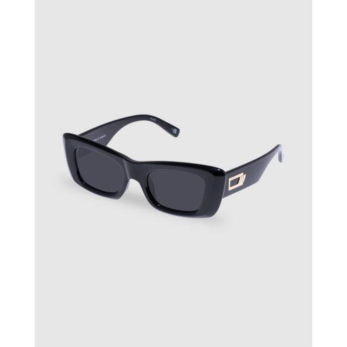 ルスペックス Le Specs 【 Dopamine Square Sunglasses Mens Black 】 サングラス メンズ 黒色 ブラック