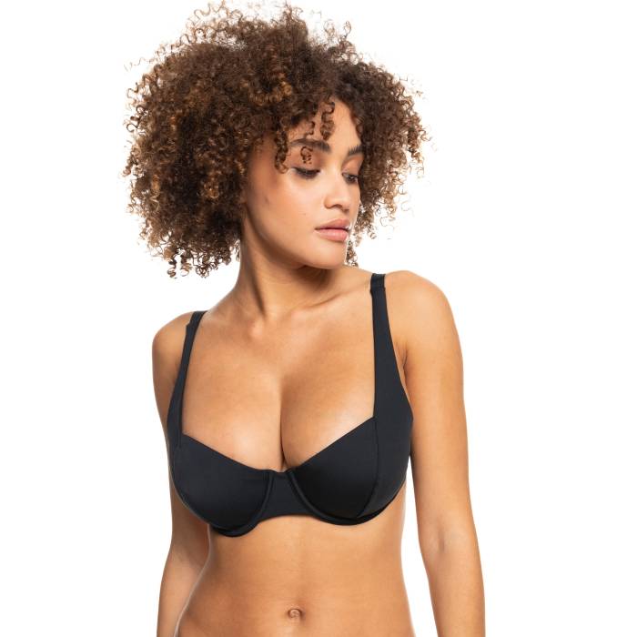 ロキシー Roxy 【 Womens Beach Classics Underwire Bikini Top Womens Anthracite 】 レディース レディース｜スニケス