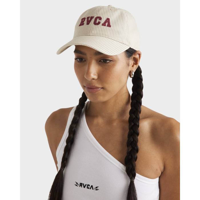 【★百貨店SALE★6/11夜夜中2時迄】ルーカ Rvca 【 Womens Ivy League Dad Cap Womens Natural 】 レディース 旗がしら かぶり笠 レディース 自然的