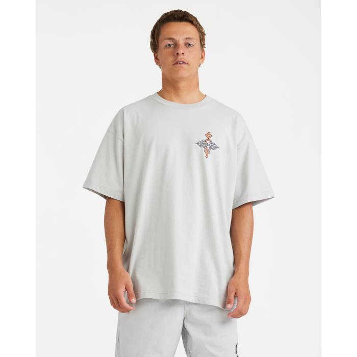 ビラボン Billabong 【 Mens Occy Og T-Shirt Mens Silver 】 メンズ Tシャツ メンズ Silver 銀色・シルバー