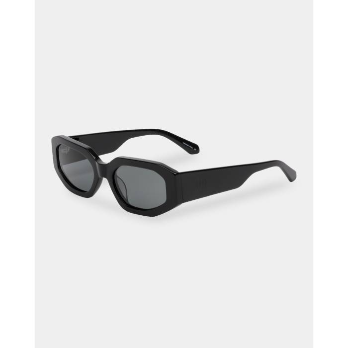 Sito 【 Juicy Honey Square Sunglasses Mens Black Iron Grey Pola 】 ハニー サングラス メンズ 黒色 ブラック 灰色 グレー