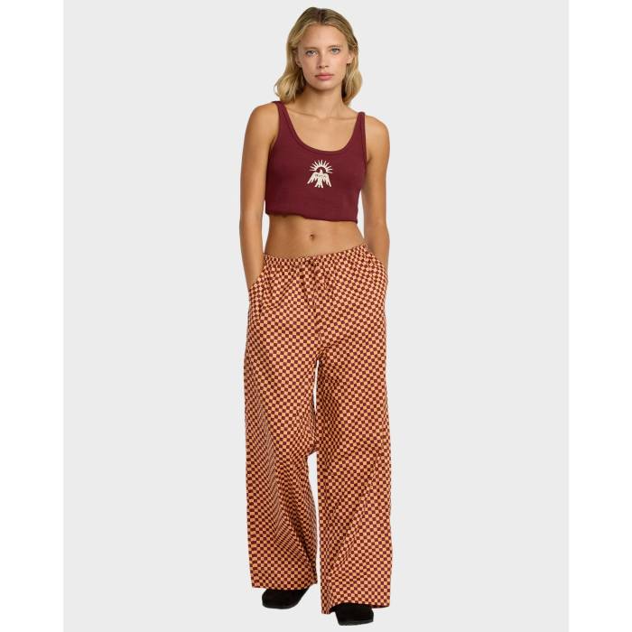 ルーカ Rvca 【 Womens Holiday Pants Womens Ochre 】 レディース レディース