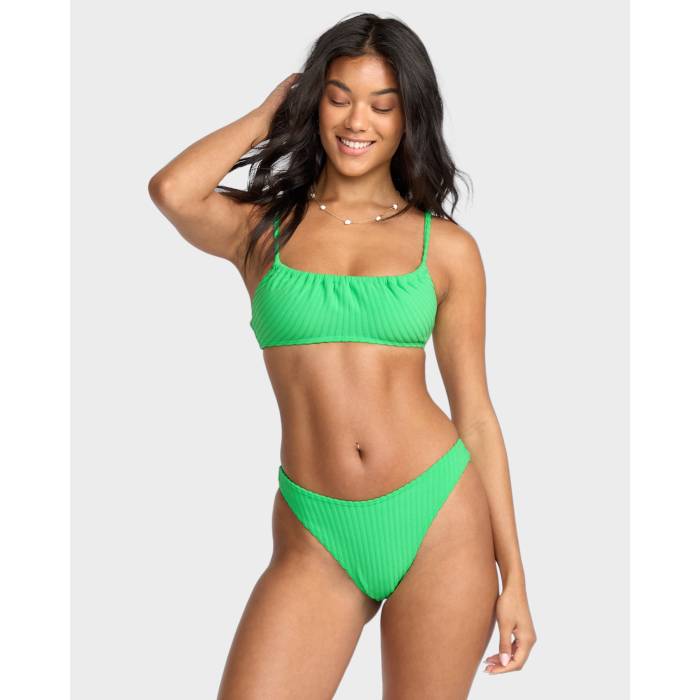 【★百貨店SALE★6/11真夜中2時迄】散らし広告ボン Billabong 【 Womens Josue In The Loop Skimpy Hike Bikini Bottom Womens Jungle Green 】 レディース ズボン ボトムス レディース green 緑・緑であること
