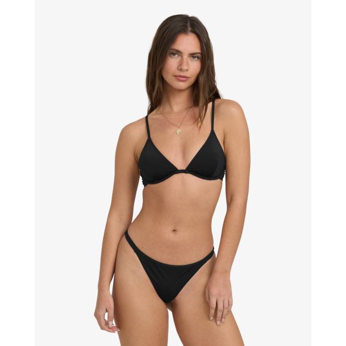 【★百貨店SALE★6/11真夜中2時迄】散らし広告ボン Billabong 【 Womens Sol Searcher Maya Bikini Bottom Womens Black Pebble 】 レディース ズボン ボトムス レディース 黒いこと 黒いこと