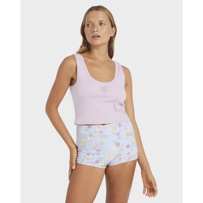 【★百貨店SALE★6/11真夜中2時迄】ロキシー Roxy 【 Womens Paradiso Tank Top Womens Violet 】 レディース 貯蔵タンクとっ始め レディース 紫・相撲取り草