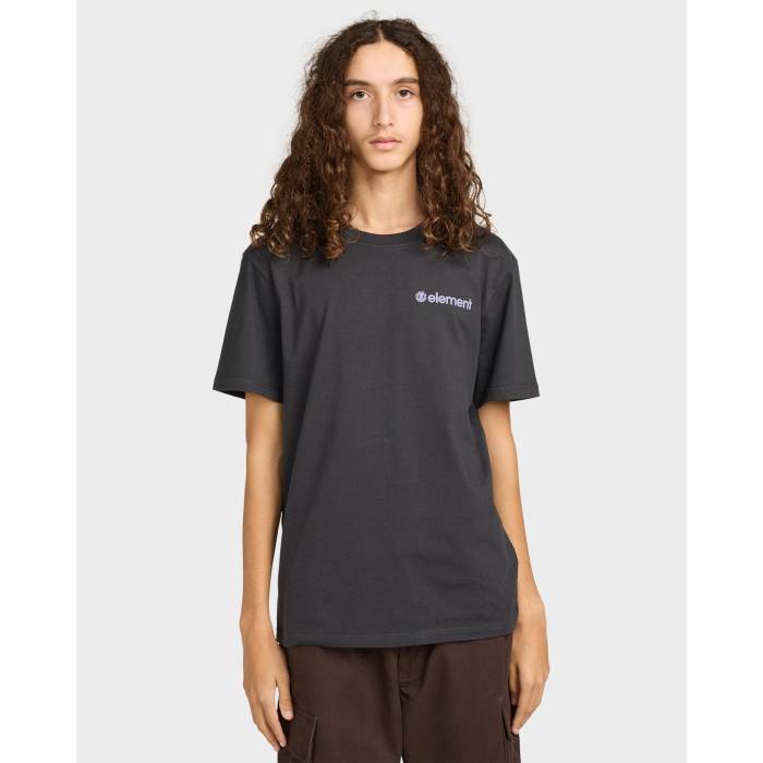 エレメント Element 【 Mens 4 S T-Shirt Mens Off Black 】 メンズ Tシャツ メンズ 黒色 ブラック