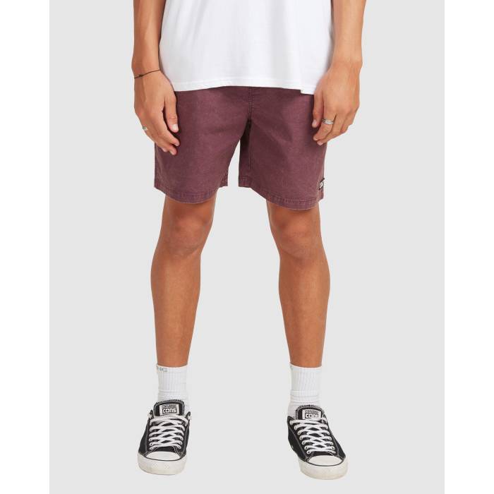 【★百貨店SALE★6/11十二時2時迄】散らし広告ボン Billabong 【 Mens Mario 2.0 Cargo Walkshorts Mens Burgundy 】 メンズ 積貨委託貨物 メンズ ぶどう酒色・バーガンディー
