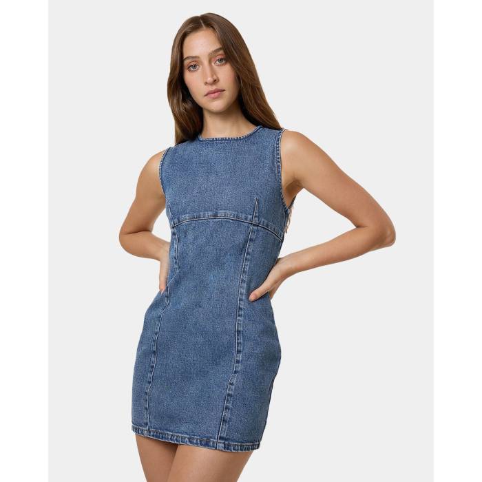 【★百貨店SALE★6/11十二時2時迄】Thrills 【 Womens Night Shift Mini Dress Womens Blue 】 レディース ナイト爵 お召しもの レディース 青み 青色