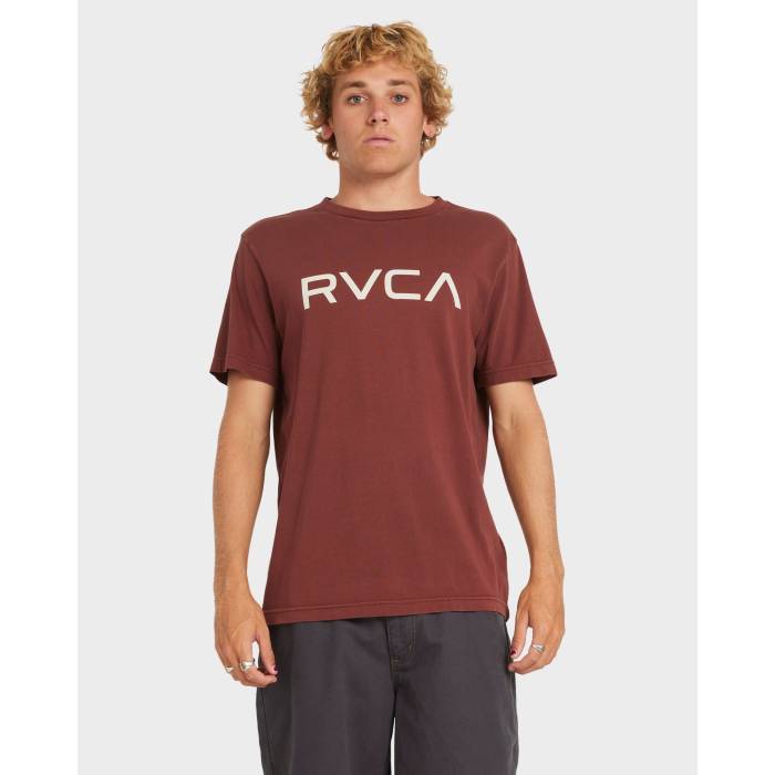 【★百貨店SALE★6/11真夜中2時迄】ルーカ Rvca 【 Mens Big  T-Shirt Mens Red Earth 】 メンズ ティーシャツ メンズ Red 赤・赤いこと