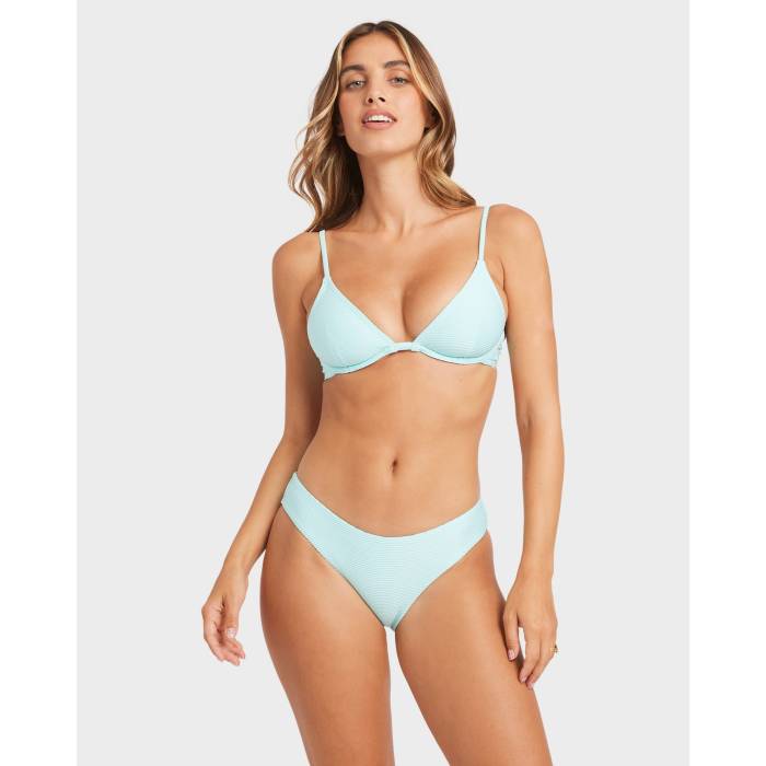 【★百貨店SALE★6/11真夜中2時迄】散らし広告ボン Billabong 【 Womens Tanlines Bondi Bikini Bottom Womens Crystal Blue 】 レディース ズボン ボトムス レディース 青碧 青碧