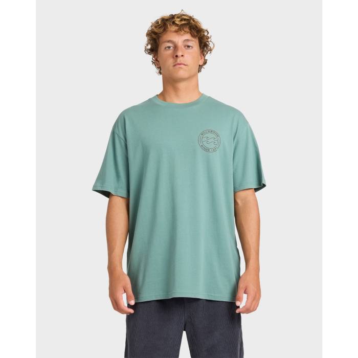 ビラボン Billabong 【 Mens Hollow T-Shirt Mens Sage Green 】 メンズ Tシャツ メンズ green 緑・グリーン