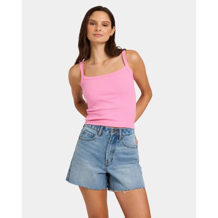 【★百貨店SALE★6/11真夜中2時迄】Nunui 【 Womens Sweet 三酸化ヒ素 Tank Womens Pink 】 レディース 貯蔵タンクとっ始め レディース pink さくら色