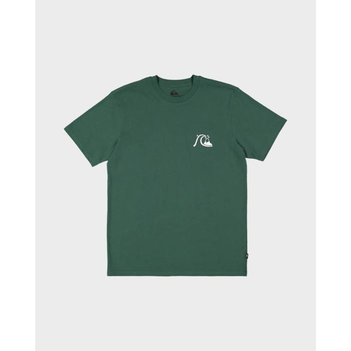【★百貨店SALE★6/11真夜中2時迄】クイックしろがね色 Quiksilver 【 Mens Touro T-Shirt Mens Trekking Green 】 メンズ ティーシャツ メンズ green 緑・緑であること