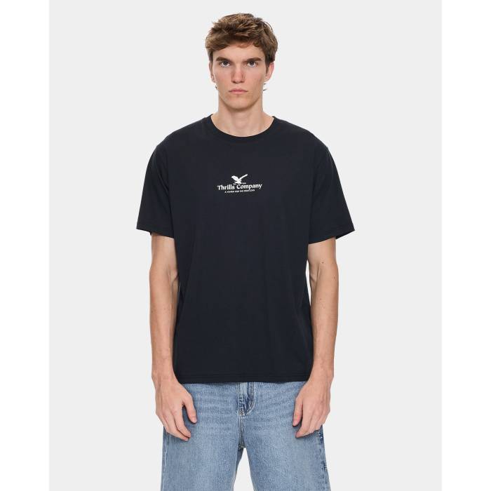 Thrills 【 Mens A Heaven For The Restless T-Shirt Mens Washed Black 】 メンズ Tシャツ メンズ 黒色 ブラック