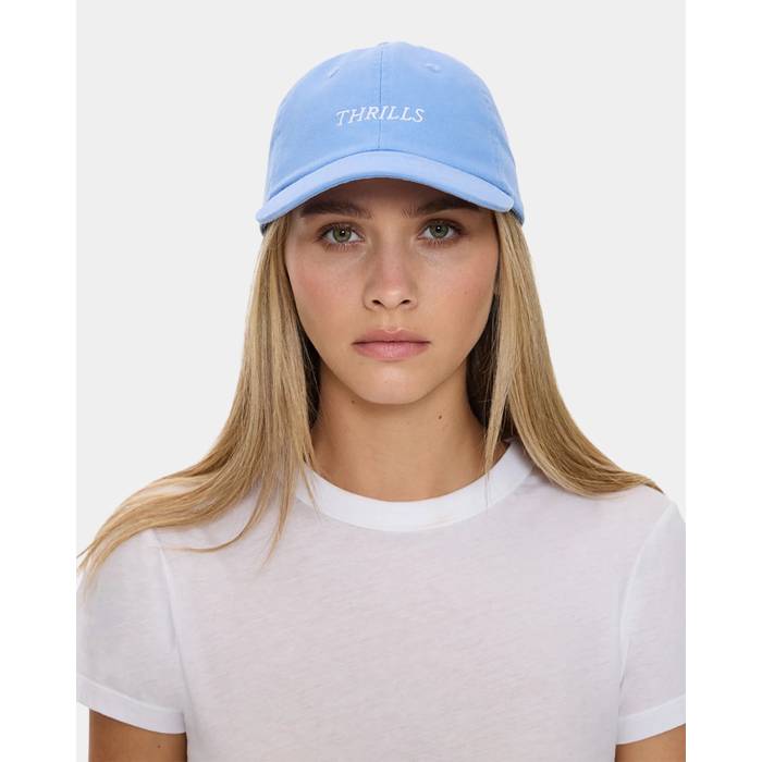 【★百貨店SALE★6/11夜夜中2時迄】Thrills 【 Womens Vivid Dreams 6 Panel Cap Womens Cornflower Blue 】 レディース 旗がしら かぶり笠 レディース 青味 青み