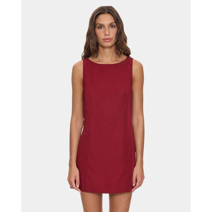 Thrills 【 Womens Knox Mini Dress Womens Garnet Red 】 レディース ドレス レディース Red 赤・レッド