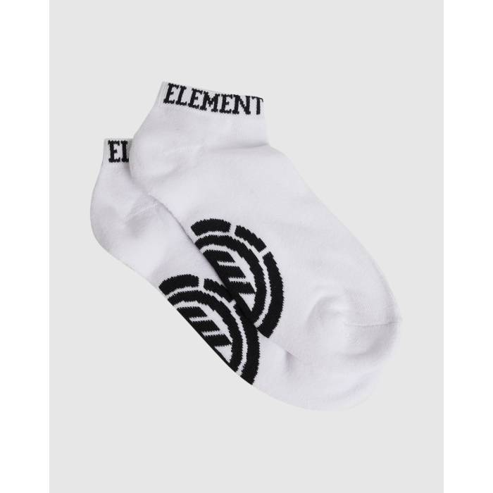 エレメント Element 【 Mens Ankle Socks Mens White 】 メンズ ソックス・靴下 メンズ 白色 ホワイト