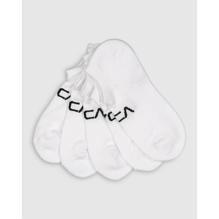 【★百貨店SALE★6/11十二時2時迄】ルーカ Rvca 【 Mens Transfer Ankle Socks Iii Mens White 】 メンズ 靴下・ソックス メンズ 白いこと 白いこと