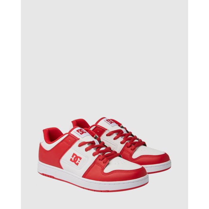 ディーシー シューズ Dc Shoes 【 Mens Manteca 4 Sn Skate Shoes Mens White/Red 】 メンズ マンテカ Skate スケート シューズ 運動靴 メンズ 白色 ホワイト Red 赤・レッド