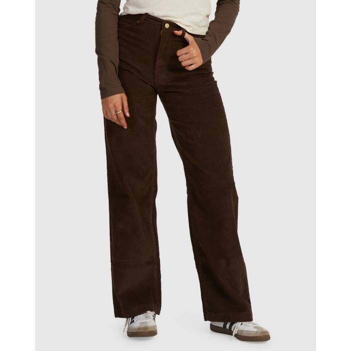 ルーカ Rvca 【 Womens Underground Corduroy Pants Womens Coffee 】 レディース コーデュロイ レディース