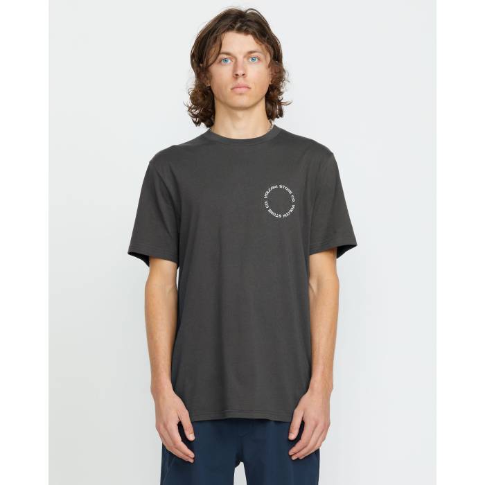 【★百貨店SALE★6/11真夜中2時迄】ボルコム Volcom 【 Mens Jam Planet T-Shirt Mens Stealth 】 メンズ ジャム ティーシャツ メンズ ステルス