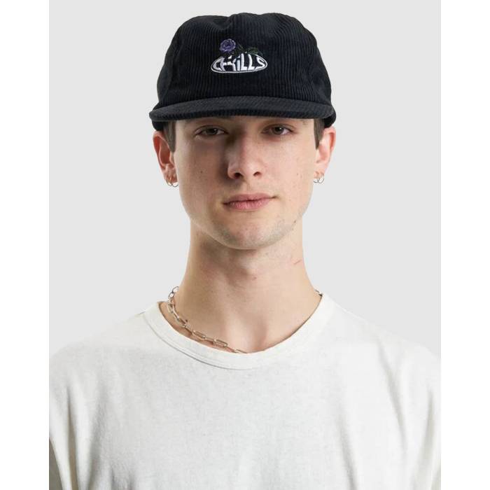 Thrills 【 Mens Sub Rosa 5 Panel Cap Mens Black 】 メンズ キャップ 帽子 メンズ 黒色 ブラック