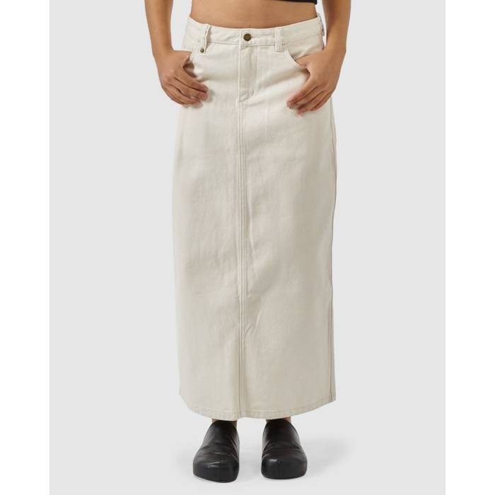 Thrills 【 Womens Frankie Midi Skirt Womens Heritage White 】 レディース レディース 白色 ホワイト