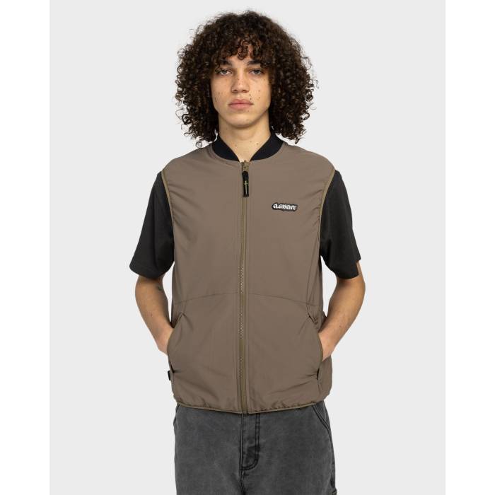 エレメント Element 【 Mens Ffnc Puffer Jacket Mens Stone Gray 】 メンズ Jacket ジャケット メンズ gray 灰色・グレー・グレイ