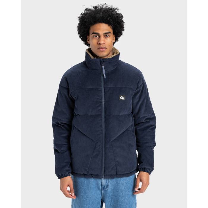 クイックしろがね色 Quiksilver 【 Mens Wild Mountain Parka Mens Blue Nights 】 メンズ wild ワイルド パーカー メンズ 青味 青味