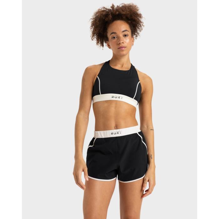 ロキシー Roxy 【 Womens Bold Moves 2.0 Shorts Womens Anthracite 】 レディース さる股引き レディース