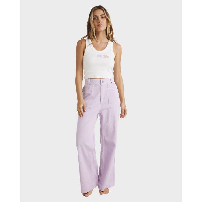 散らし広告ボン Billabong 【 Womens Sea Tone Pants Womens Lilac Ash 】 レディース レディース レディースファッション-ボトムス-パンツ