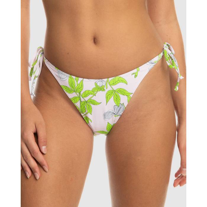 【★百貨店SALE★6/11十二時2時迄】ロキシー Roxy 【 Womens Rowley X  Tie Side Cheeky Bikini Bottom Womens Tanager Pale Pink Floral 】 レディース タイ ズボン ボトムス レディース pink サクラ色