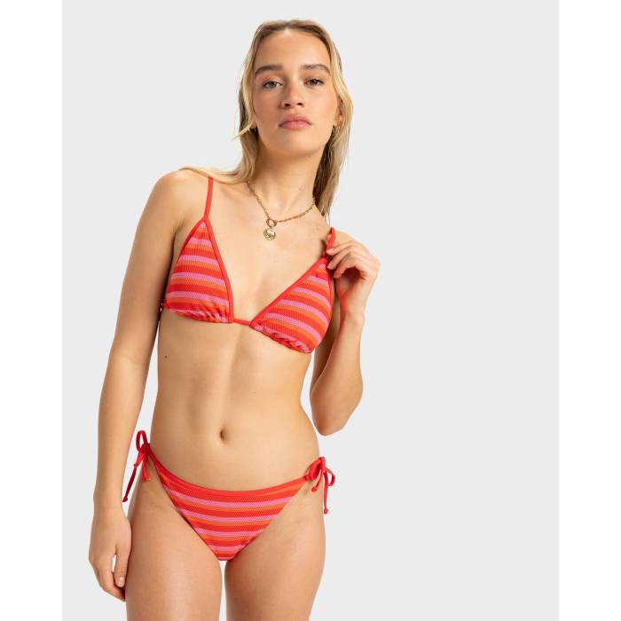 【★百貨店SALE★6/11十二時2時迄】ロキシー Roxy 【 Womens Jasmin Cheeky Bikini Bottom Womens Poppy Red 】 レディース ジャスミン ズボン ボトムス レディース Red 赤・赤いこと