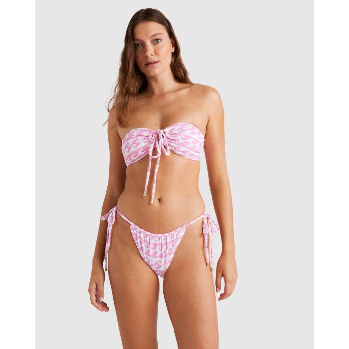 【★百貨店SALE★6/11十二時2時迄】散らし広告ボン Billabong 【 Womens Party Wave Drew 2 Way Bikini Top Womens Pink 】 レディース Wave ウェーブ・ウェイブ レディース pink サクラ色