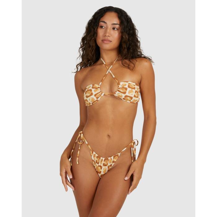 【★百貨店SALE★6/11十二時2時迄】散らし広告ボン Billabong 【 Womens Lost With You Bells Bikini Bottom Womens Mustard 】 レディース ズボン ボトムス レディース