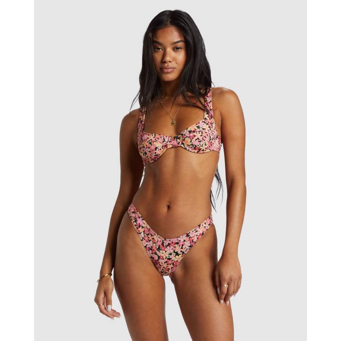 【★百貨店SALE★6/11真夜中2時迄】散らし広告ボン Billabong 【 Womens Love Army Kate Underwire Bikini Top Womens Multi 】 レディース 正規陸軍 レディース
