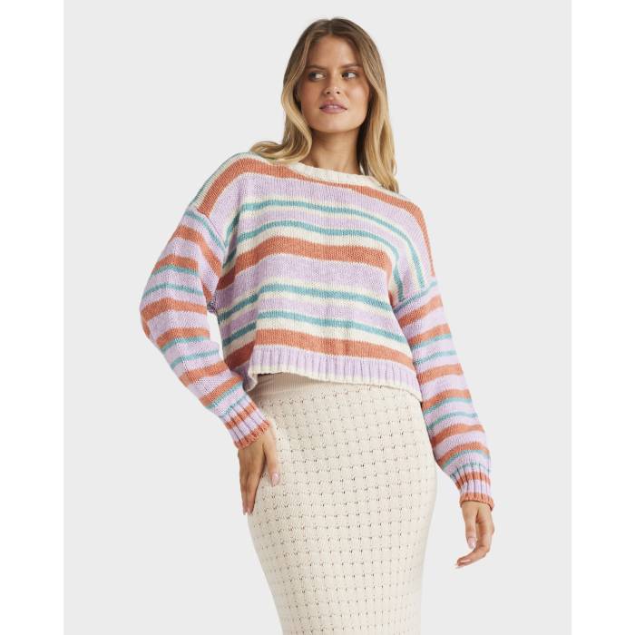 【★百貨店SALE★6/11十二時2時迄】散らし広告ボン Billabong 【 Womens Get Free Knitted Jumper Womens Multi 】 レディース 無償性 レディース