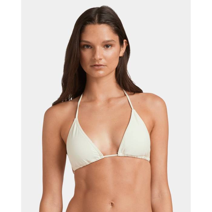 【★百貨店SALE★6/11十二時2時迄】Nunui 【 Womens Slider Tri Bikini Top Womens Ivory 】 レディース レディース 象牙色